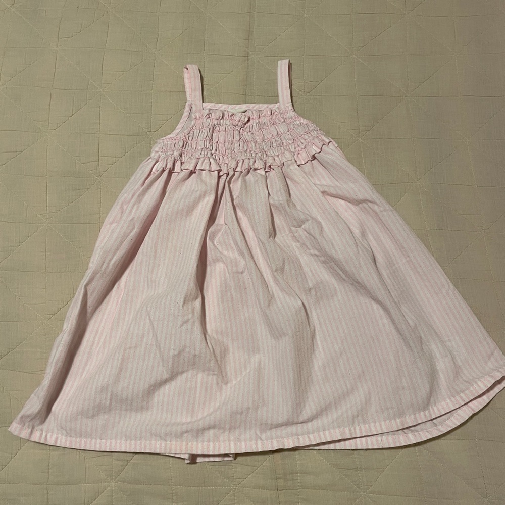 Crewcuts Pink and White Striped Dress